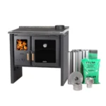 Cocina a Leña Bosca Hestia 90 + Kit de instalación
